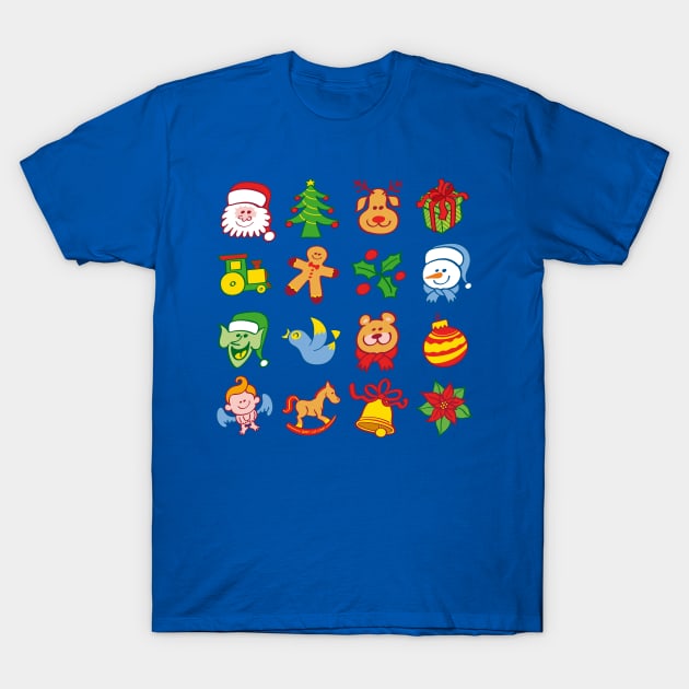 Merry Christmas all stars characters ready for the joyful celebration T-Shirt by zooco